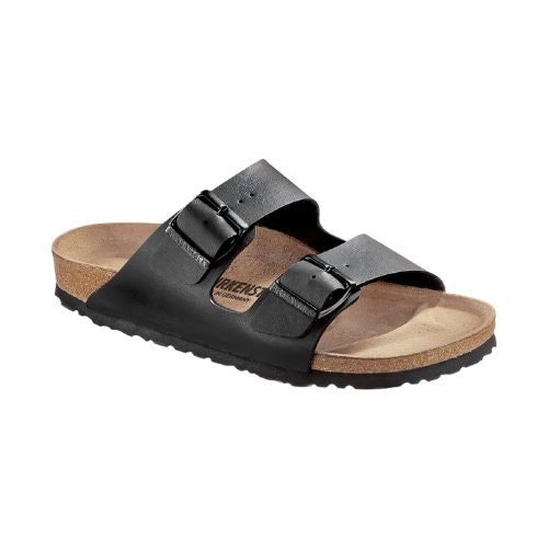 arizona birko flor regular width black slides birkenstock 883316