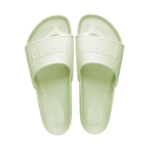 barbados eva regular width faded lime slides birkenstock 133006