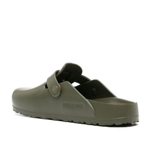 boston eva regular width khaki slides birkenstock 861624