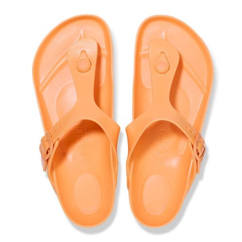 gizeh eva regular width papaya slides birkenstock 162922