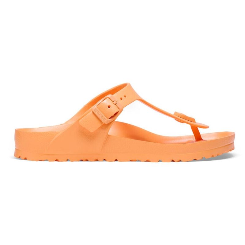 gizeh eva regular width papaya slides birkenstock 583927