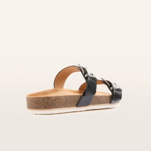 sandy iii black slides frankie4 172029