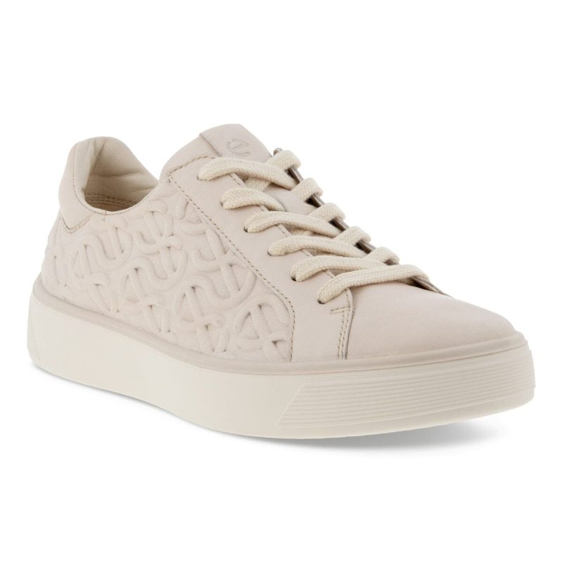 street tray low wave womens limestone sneakers ecco 369324