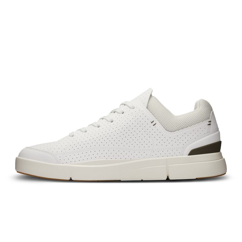 the roger centre court mens white olive athletic on 395176