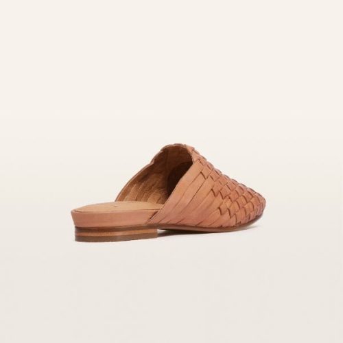 wallace tan weave flats frankie4 818675